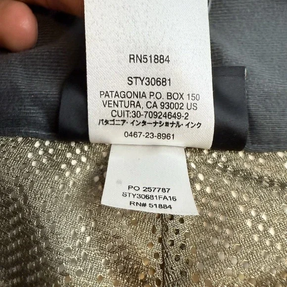 Patagonia Snowshot Pants Mens Medium Beige Ski Snowboard H2NO Recco Waterproof